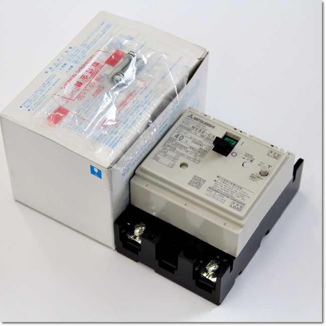 【新品未使用】MITSUBISHI NV50-CSA 2個　電材 FA機器ドットコム / NV50-CSA 2P 40A 30mANV50-CSA 2P 40A 30mA漏電
