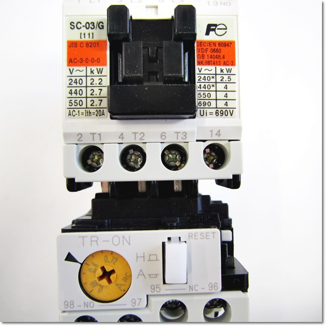 FA機器ドットコム / SW-03/G/T DC24V 0.48-0.72A 1a 電磁開閉器 (富士