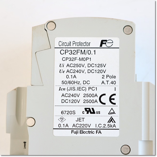 FA機器ドットコム / CP32FM/0.1 2P 0.1A サーキットプロテクタ (富士