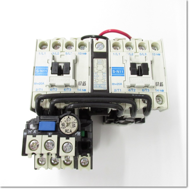 FA機器ドットコム / MSO-2×N11CX AC100V 0.55-0.85A 1a×2 可逆式電磁