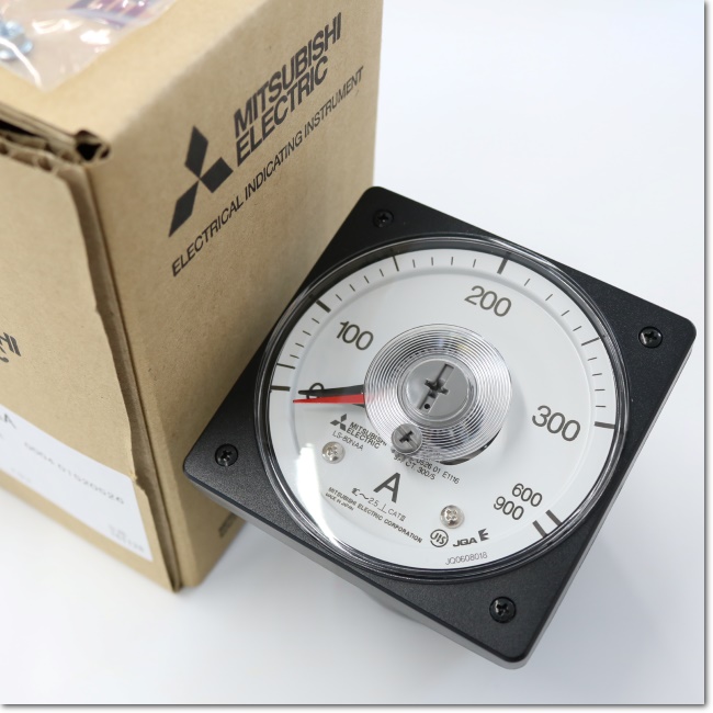 FA機器ドットコム / LS-80NAA 5A 0-300-900A 300/5A BR 交流電流計 三倍延長 赤針付 (三菱電機) | FA ...