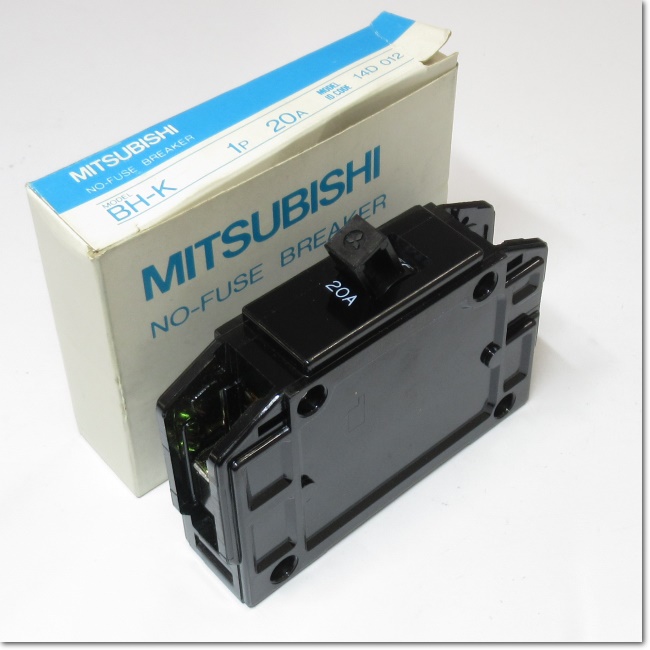 FA機器ドットコム / BH-K 1P 20A ノーヒューズ遮断器 (三菱電機) | FA