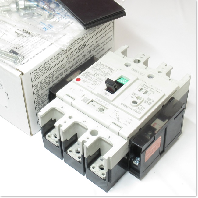 Japan (A)Unused,NF125-ZCV,3P 100A 100⁄200⁄500mA 漏電アラーム遮断器