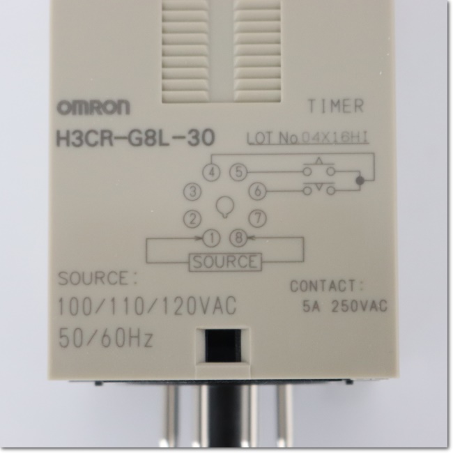 OMRON H3CR-G8L 3台 FA機器ドットコム / H3CR-G8L-30 0.05-120s ソリッドステート・タイマ