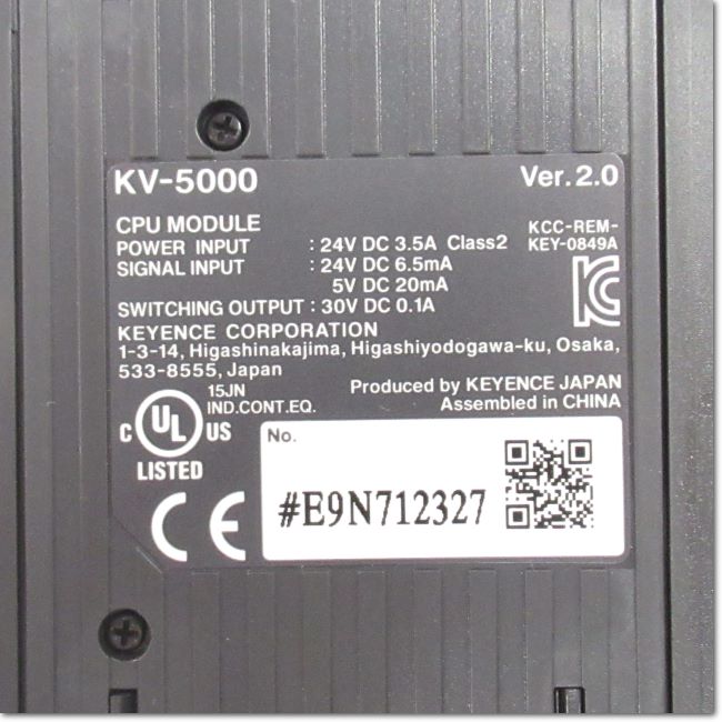 FA機器ドットコム / KV-5000 Ethernet 内蔵 CPU ユニット Ver.2.0