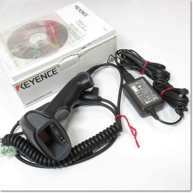 KEYENCE HR-100B USB バーコードリーダー 通信ユニットセット KEYENCE