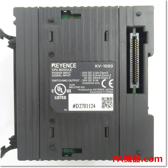 FA機器ドットコム / KV-1000 シリアル内蔵 CPUユニット (KEYENCE) | FA