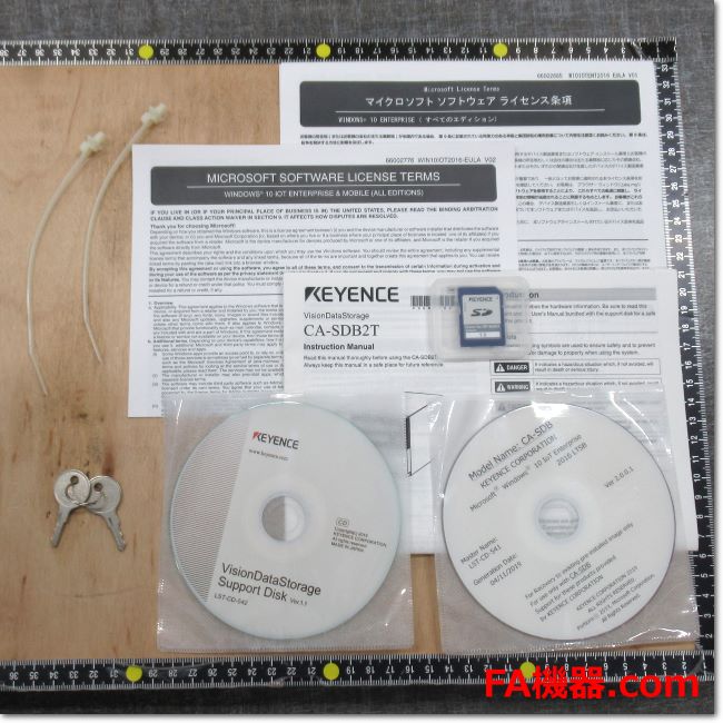 ★値下げ★【新品未開封】KEYENCE CA-SDB2T セット FA機器ドットコム / CA-SDB2T 画像センサ専用データベース