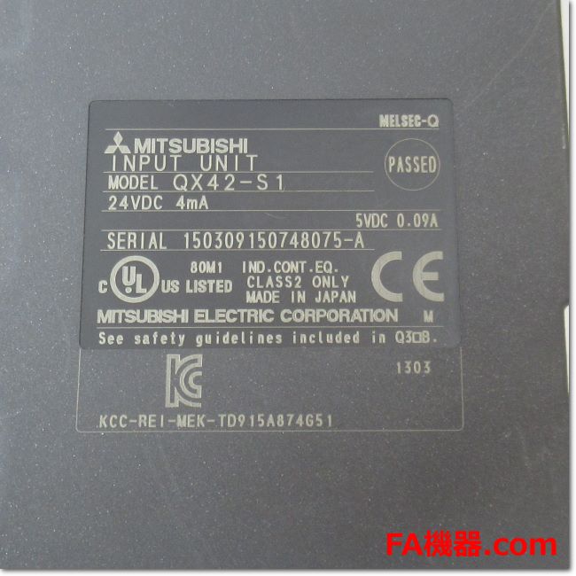 FA機器ドットコム / QX42-S1 DC入力ユニット プラスコモンタイプ