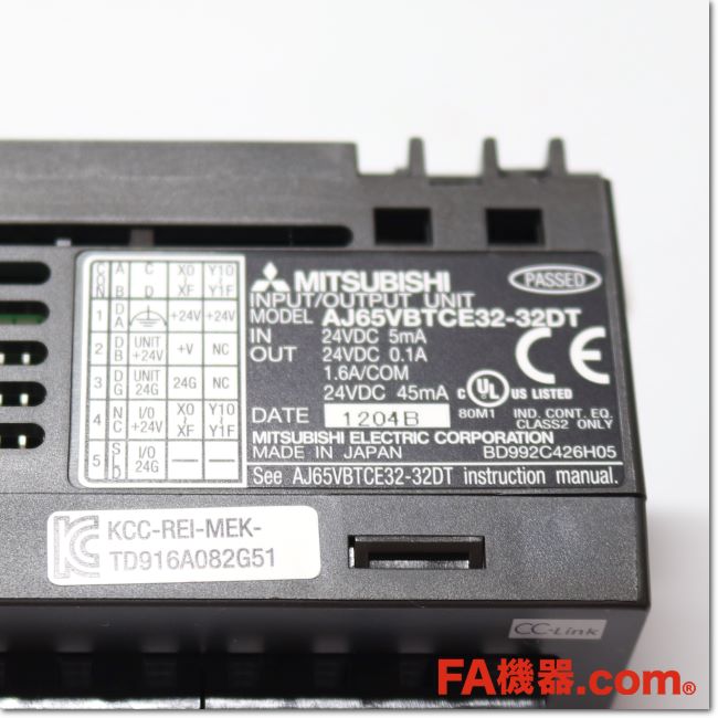 FA機器ドットコム / AJ65VBTCE32-32DT CC-LinkリモートI/Oユニット DC