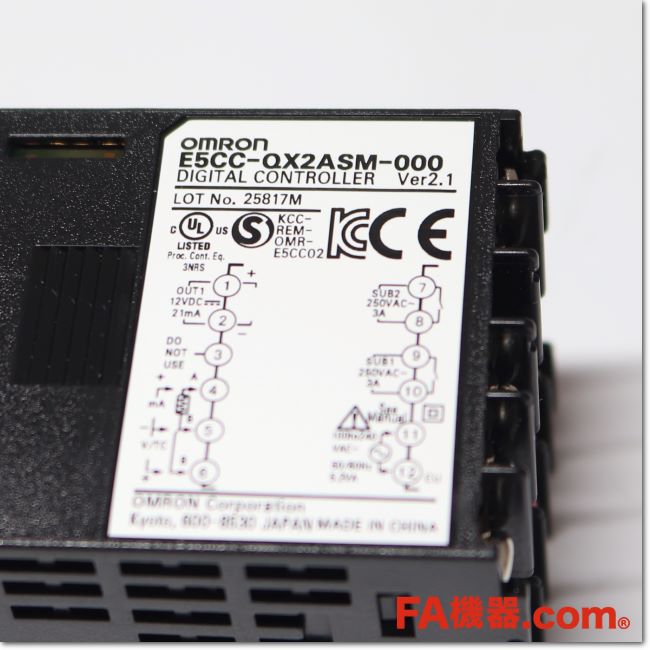 FA機器ドットコム / E5CC-QX2ASM-000 デジタル温度調節器 電圧出力