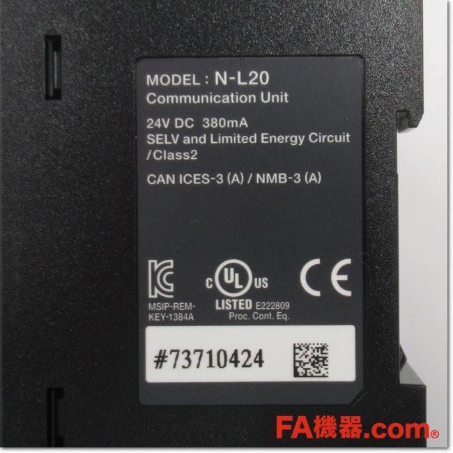 FA機器ドットコム / N-L20 通信ユニット Ethernet接続タイプ (KEYENCE
