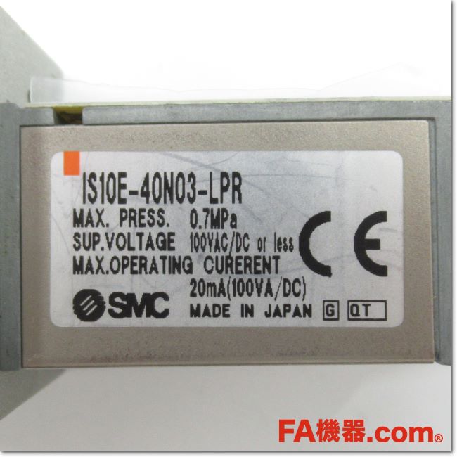 FA機器ドットコム / IS10E-40N03-LPR 配管アダプタ付圧力スイッチ 3/8(SMC) | FA機器ドットコム