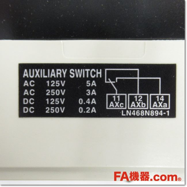 FA機器ドットコム / NV50-CSA 2P 50A 30mA AX-1LS TBL-1R 漏電遮断器