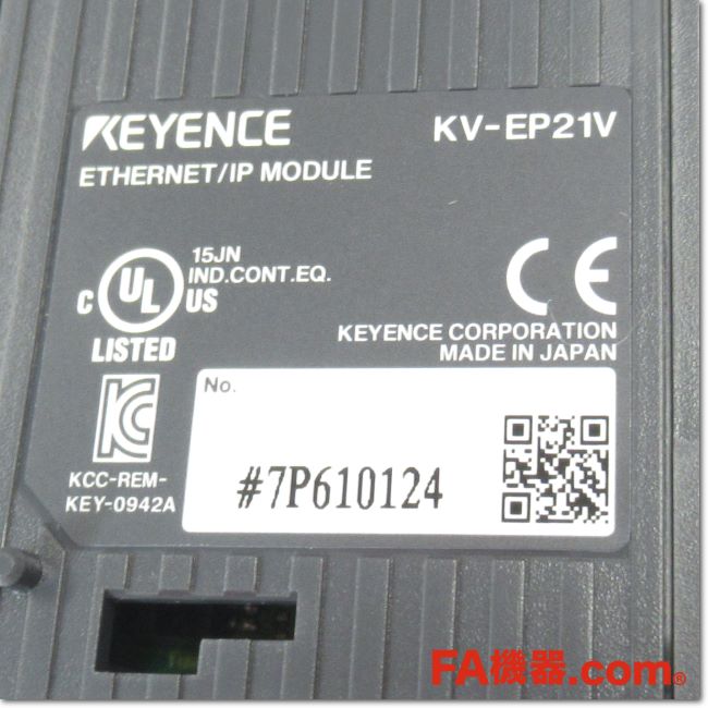 FA機器ドットコム / KV-EP21V EtherNet/IPユニット(KEYENCE) | FA機器