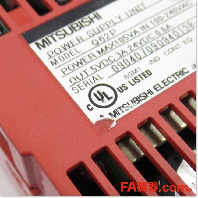 FA機器ドットコム / Q62P 電源ユニット AC100-240V(三菱電機) | FA機器