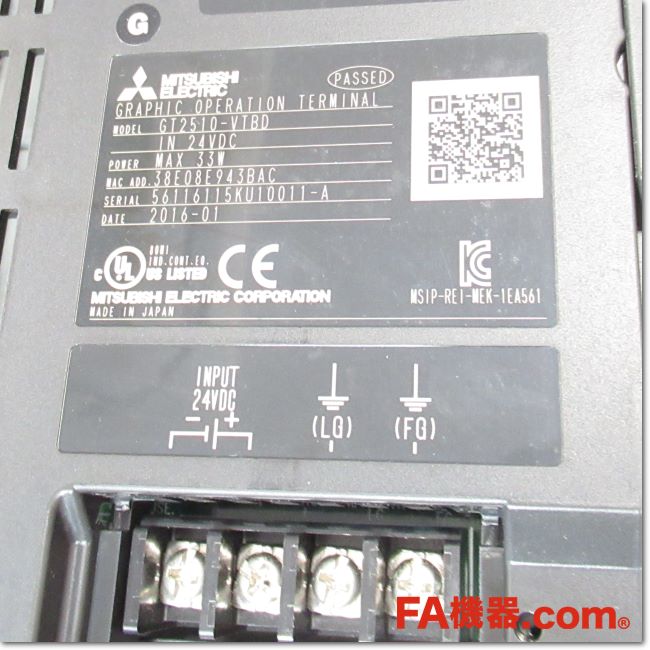 FA機器ドットコム / GT2510-VTBD GOT本体 10.4型 TFTカラー液晶 DC24V