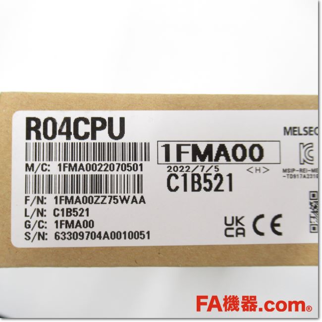 FA機器ドットコム / R04CPU シーケンサ CPUユニット(三菱電機) | FA
