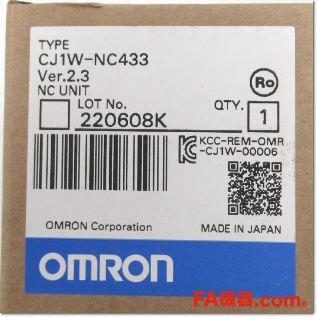 FA機器ドットコム / CJ1W-NC433 位置制御ユニット 4軸 Ver.2.3(OMRON
