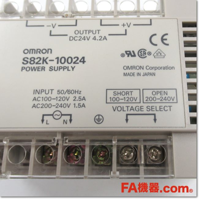 オムロン スイッチング・パワーサプライ S82K-10024 オムロン スイッチング・パワーサプライ S82K-10024