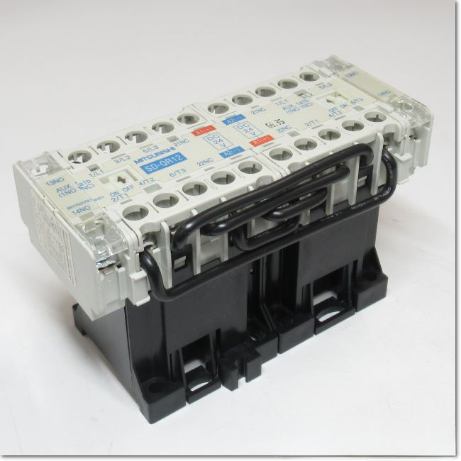 FA機器ドットコム ⁄ SD-QR12 DC24V 1a1b×2 可逆式電磁接触器(三菱 FA機器ドットコム ⁄ SD-QR12 DC24V 1a1b×2 可逆式電磁接触器(三菱