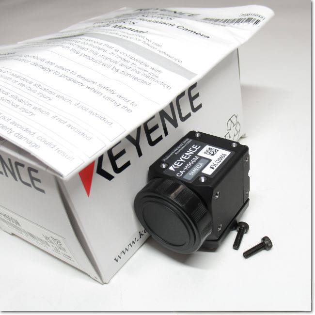 キーエンス CA-HX500M 白黒カメラ 16倍速 500万画素 レンズ付き②