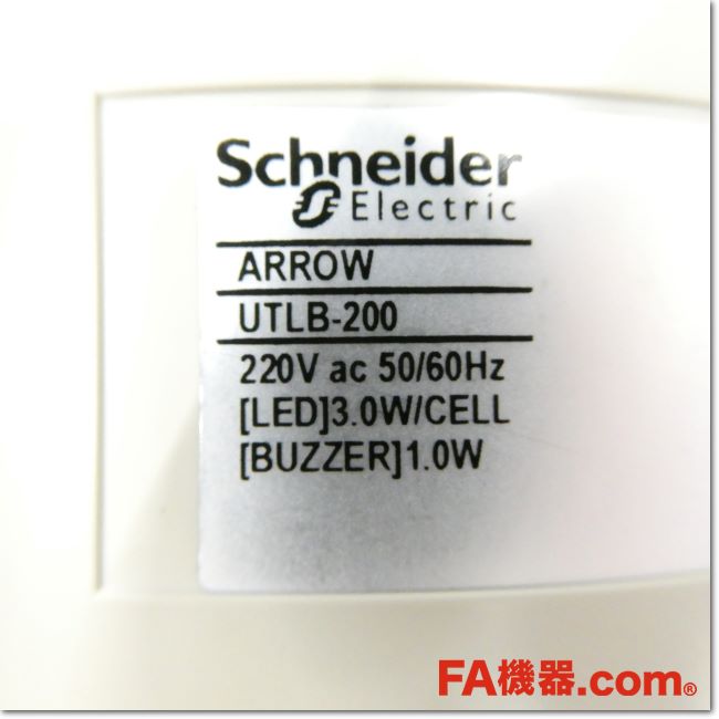 FA機器ドットコム / UTLB-200-1R φ100 積層式LED表示灯 AC220V ブザー付き 直取付け + 取付金具[M-1]付き ...