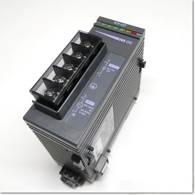 KEYENCE KV-U7 AC電源ユニット￼ FA機器ドットコム / KV-U7 AC電源ユニット DC24V 1.8A (KEYENCE) | FA