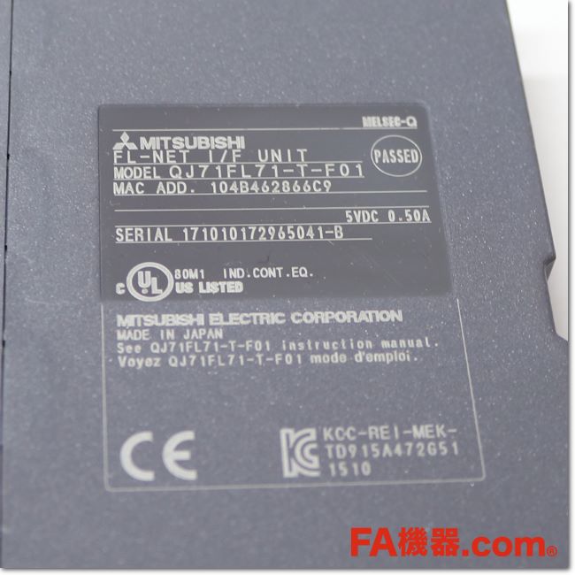 FA機器ドットコム / QJ71FL71-T-F01 FL-net(OPCN-2)インタフェース