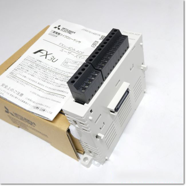 三菱電機　FX3U-4DA-ADP アナログ出力アダプタ FA機器ドットコム / FX3U-4DA-ADP アナログ出力用アダプタ 4ch (三菱
