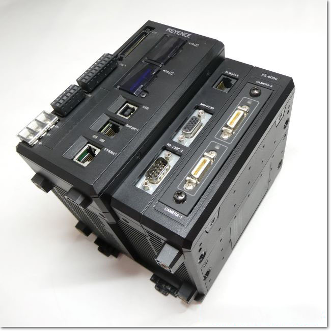 KEYENCE CV-X100M CA-DC21E 画像センサ/コントローラ キーエンス