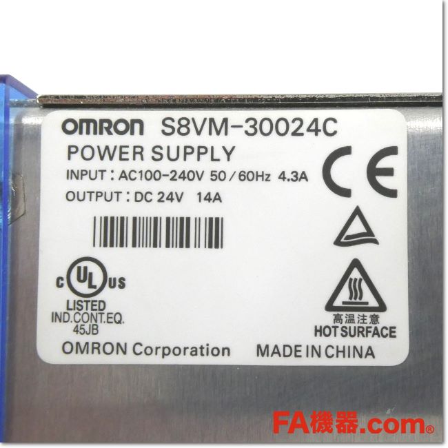 中古 OMRON S8VM-60024C スイッチング・パワーサプライ 動作保証
