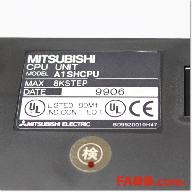 FA機器ドットコム / A1SHCPU CPUユニット (三菱電機) | FA機器ドットコム