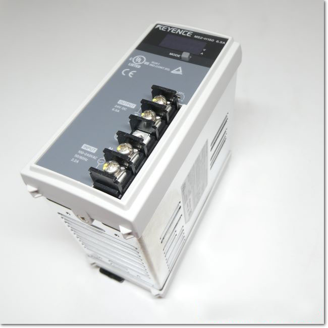 【新品未使用】スイッチング電源 パワーサプライ MS2-H150 KEYENCE FA機器ドットコム / MS2-H150 モニタ内蔵超小型スイッチング電源 24V