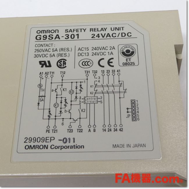 FA機器ドットコム / G9SA-301 AC/DC24V セーフティーリレーユニット
