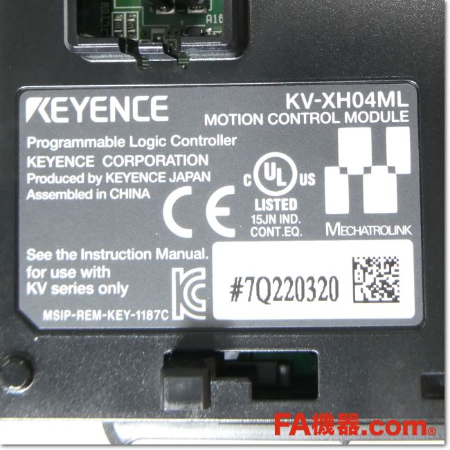 [新品]キーエンス KV-XH04ML 新品]キーエンス KV-XH04ML Positioning/Motion Unit 4-axis