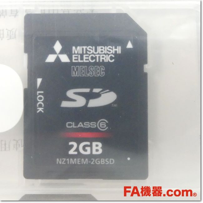 FA機器ドットコム / NZ1MEM-2GBSD SDメモリカード 2GB (三菱電機) | FA