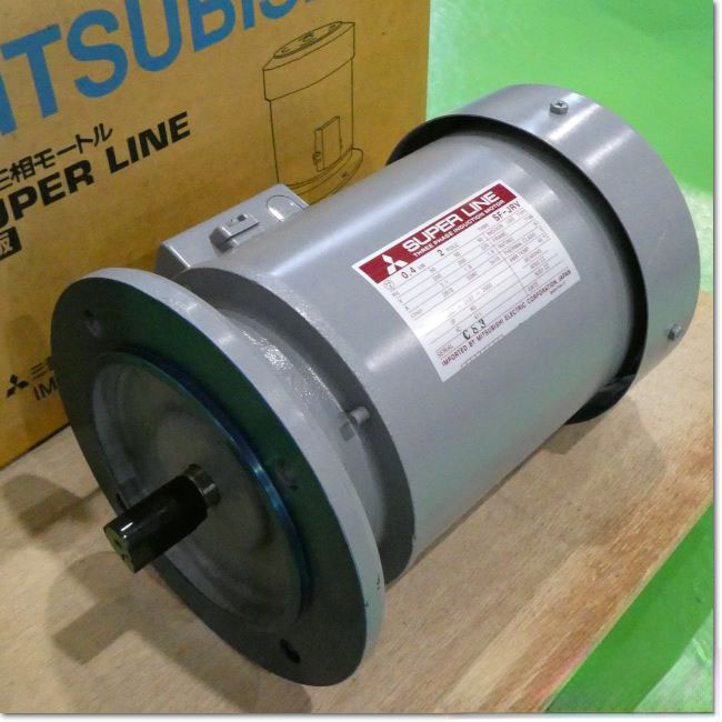 未使用品】三菱 三相モーター SF-JR 200V 2P 0.2kW