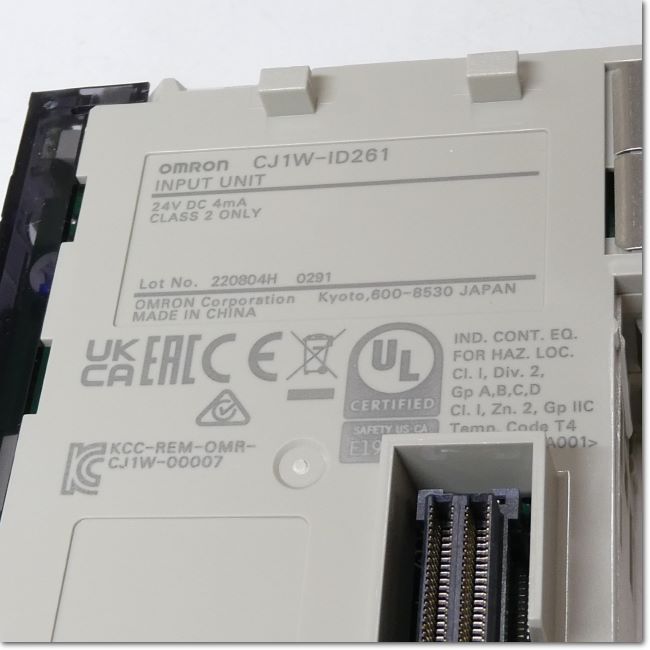 FA機器ドットコム / CJ1W-ID261 DC入力ユニット 64点 (OMRON) | FA機器