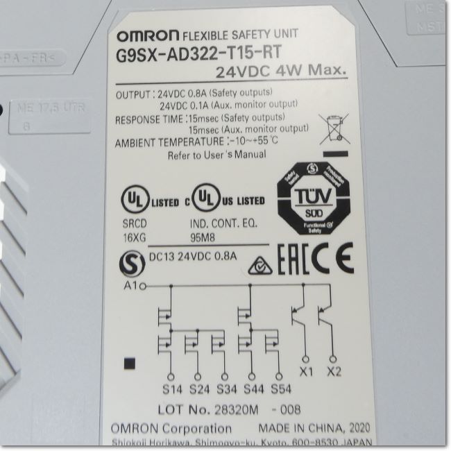 FA機器ドットコム / G9SX-AD322-T15-RT フレキシブル・セーフティ