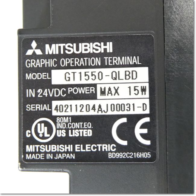 FA機器ドットコム / GT1550-QLBD GOT本体 5.7型 STNモノクロ液晶