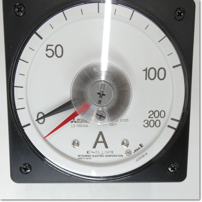 FA機器ドットコム / LS-110NAA 1A 0-100-300A 100/1A BR 交流電流計 3