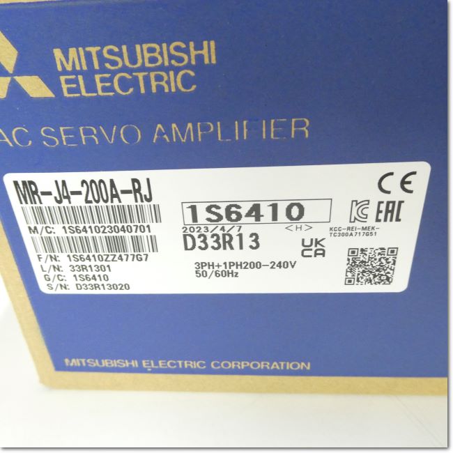 FA機器ドットコム / MR-J4-200A-RJ サーボアンプ 2.0kW 三相または単相