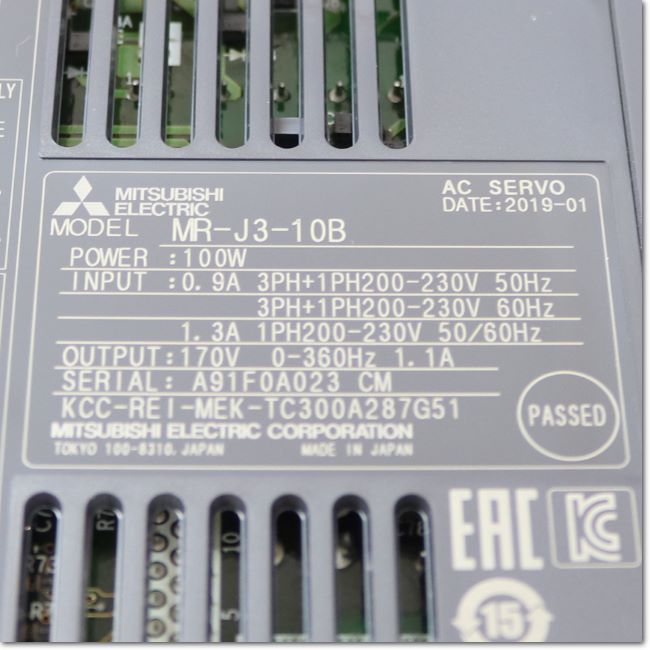 FA機器ドットコム / MR-J3-10B サーボアンプ AC200V 0.05/0.1kW SSCNET