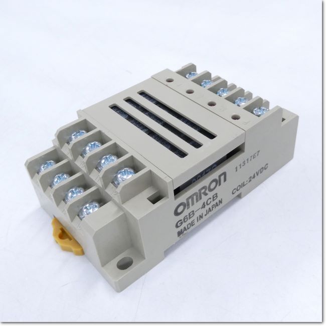OMRONターミナルリレーG6B-4BND DC24V  10個セット新品未使用 オムロン(OMRON) ターミナルリレー G6B-4NDタイプ G6B-4BND 新品◇税込