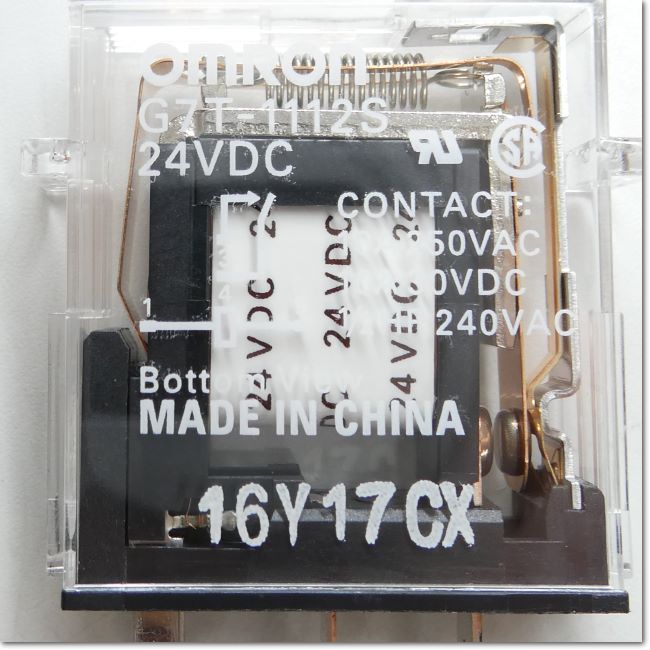 FA機器ドットコム / G7T-1112S DC24V I/Oリレー 出力用 接点1a (OMRON) | FA機器ドットコム