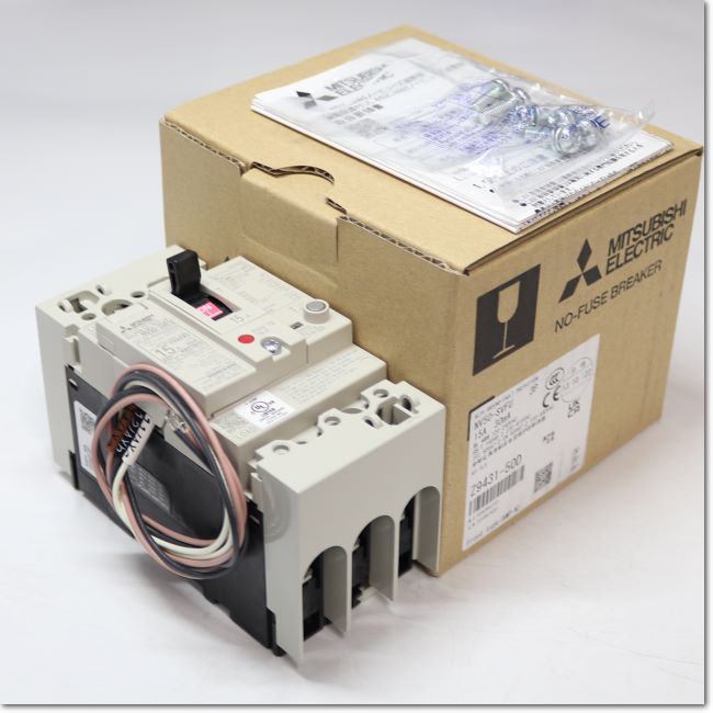 ノーヒューズブレーカ3P30A NV50-SVFU 三菱電機（MITSUBISHI ELECTRIC
