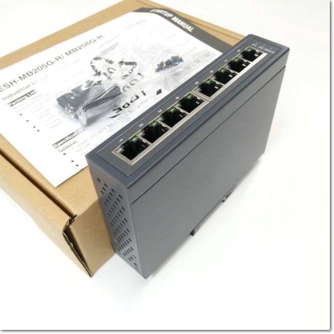 ミスミ 8ポートギガビットアンマネージド産業用スイッチングハブ 5/8ポートギガビットアンマネージド産業用スイッチングハブ