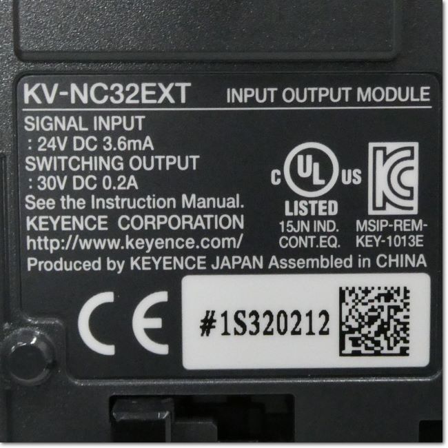 FA機器ドットコム / KV-NC32EXT 入出力ユニット 入力32点 トランジスタ