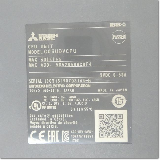 FA機器ドットコム / Q03UDVCPU ユニバーサルモデル高速タイプQCPU +